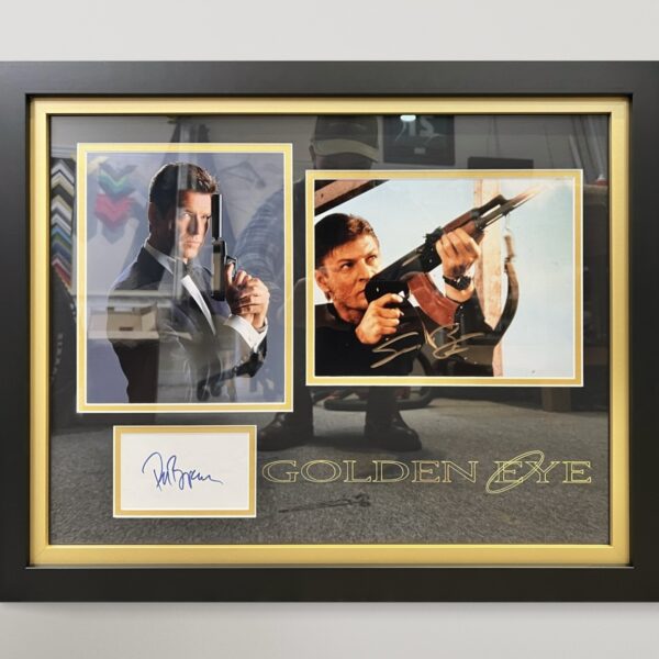 Golden Eye Signed Display