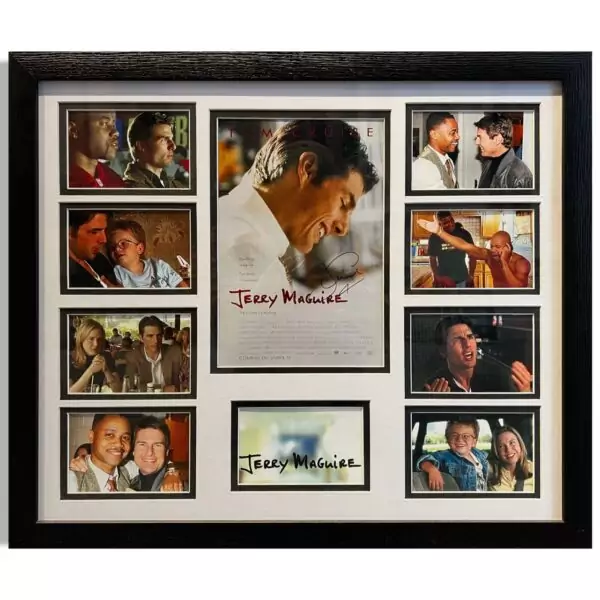 Tom Cruise Signed Jerry Maguire Display
