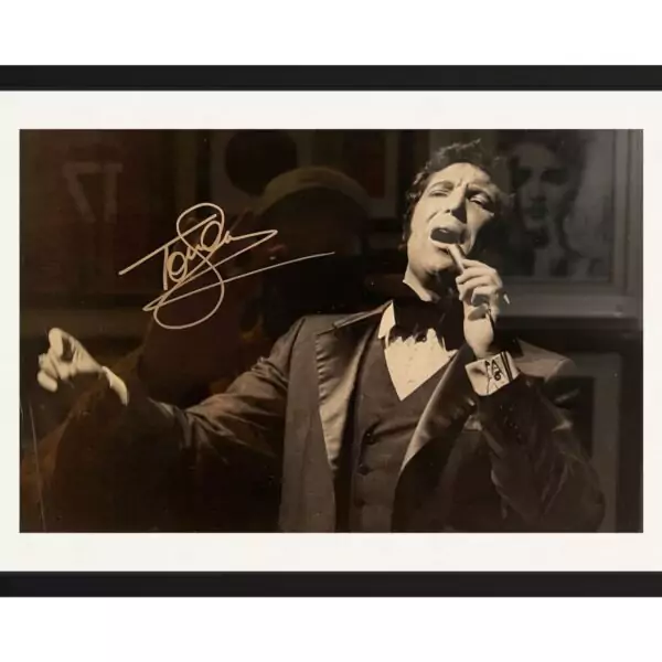 Tom Jones Signed Photo