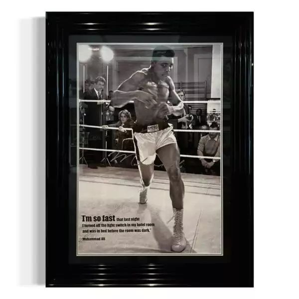 Muhammad Ali Signed Poster