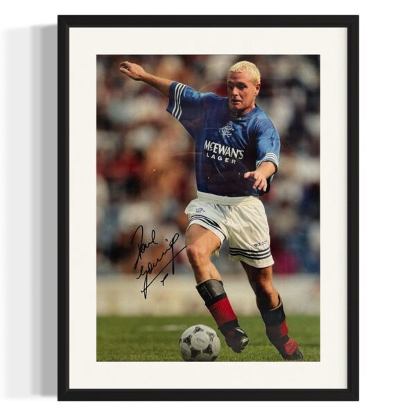 Paul 'Gazza' Gascoigne Signed Photo