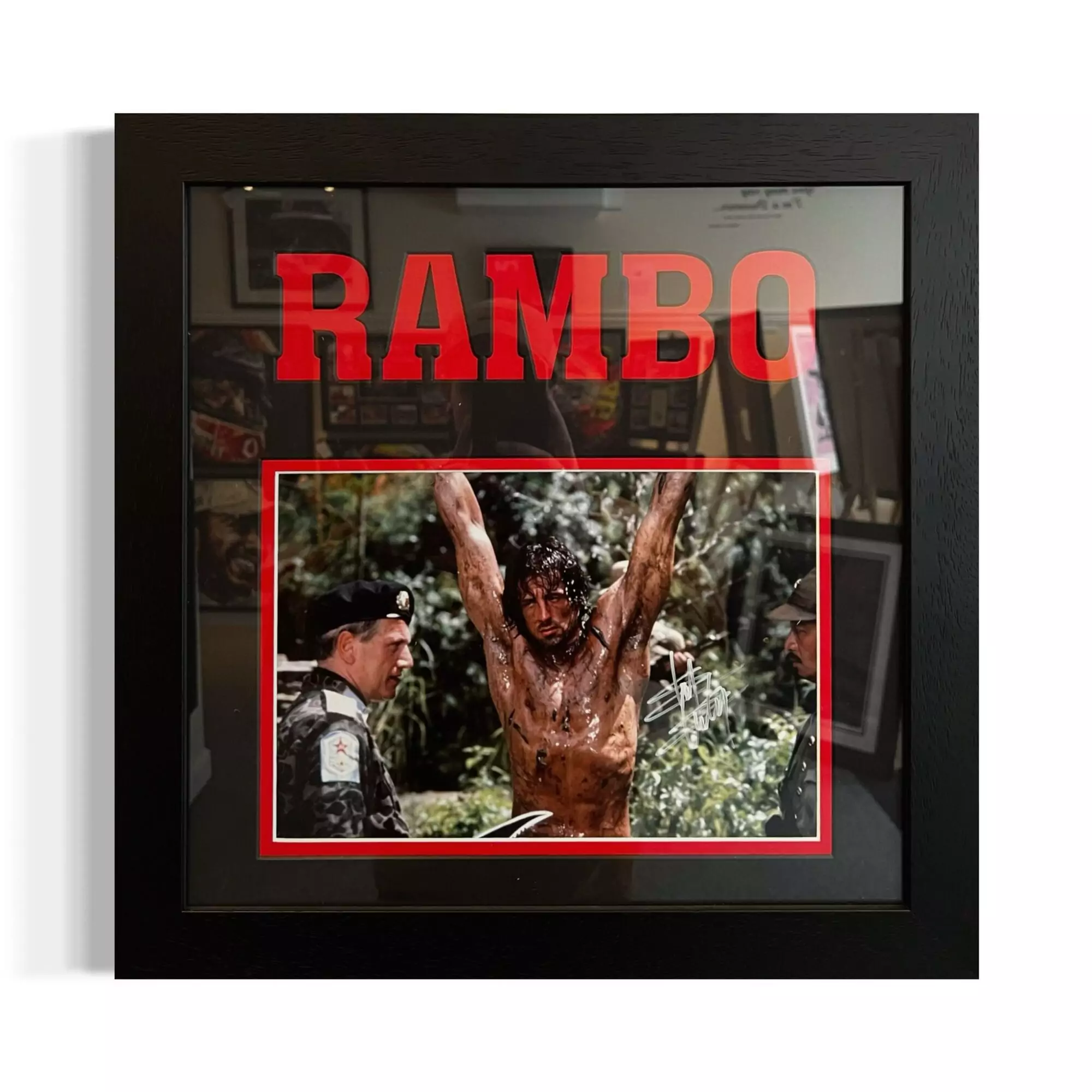 Sylvester Stallone signed photo